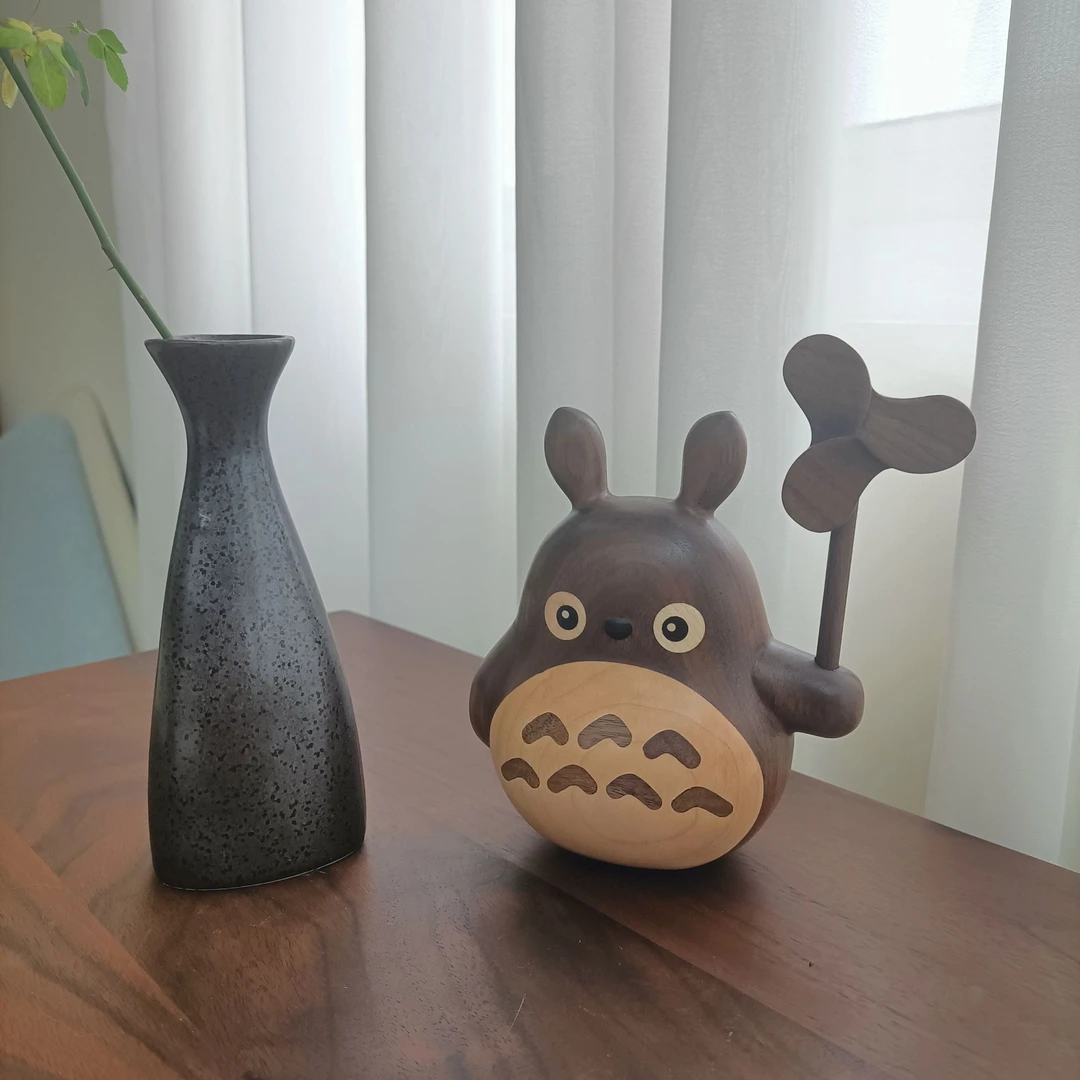 沐沐的房间可爱手工动物家用创意小龙猫摆件
