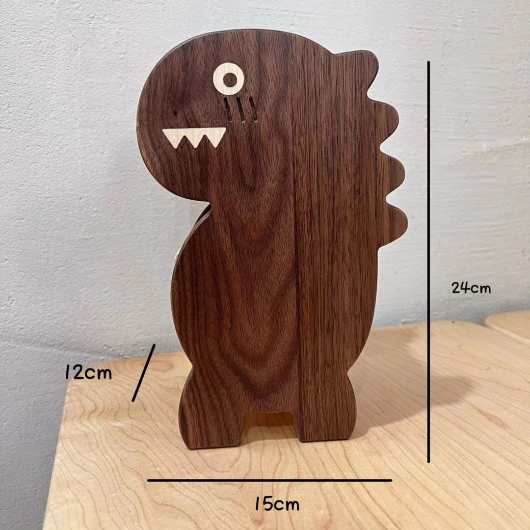 沐沐的房间原创小恐龙收纳盒摆件桌面收纳