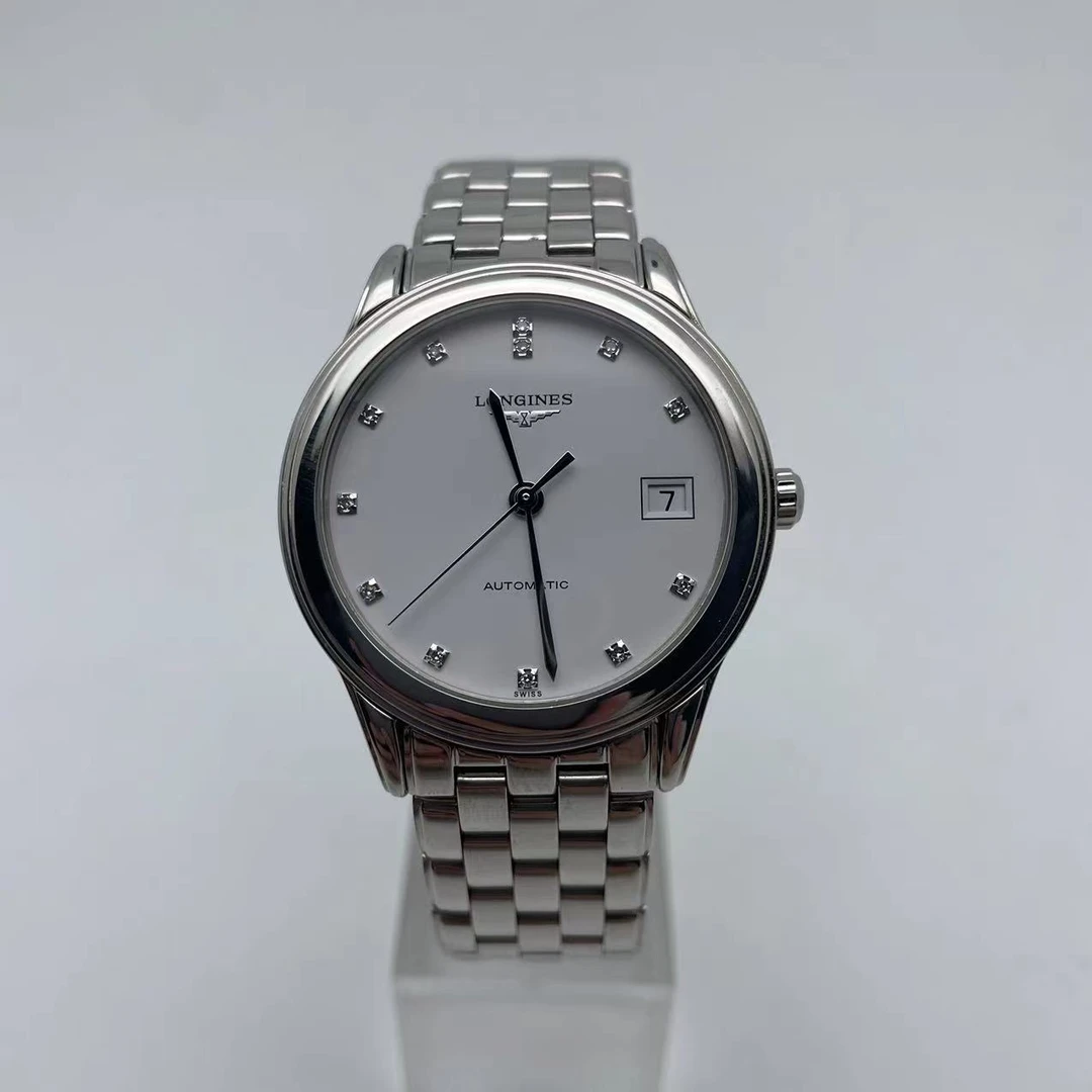95新 Longines/浪琴 单表/男款/军旗钻刻/36mm表径/男士腕表优雅