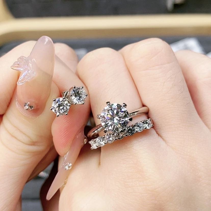 【闪购商品】实验室培育钻石18K金镶嵌