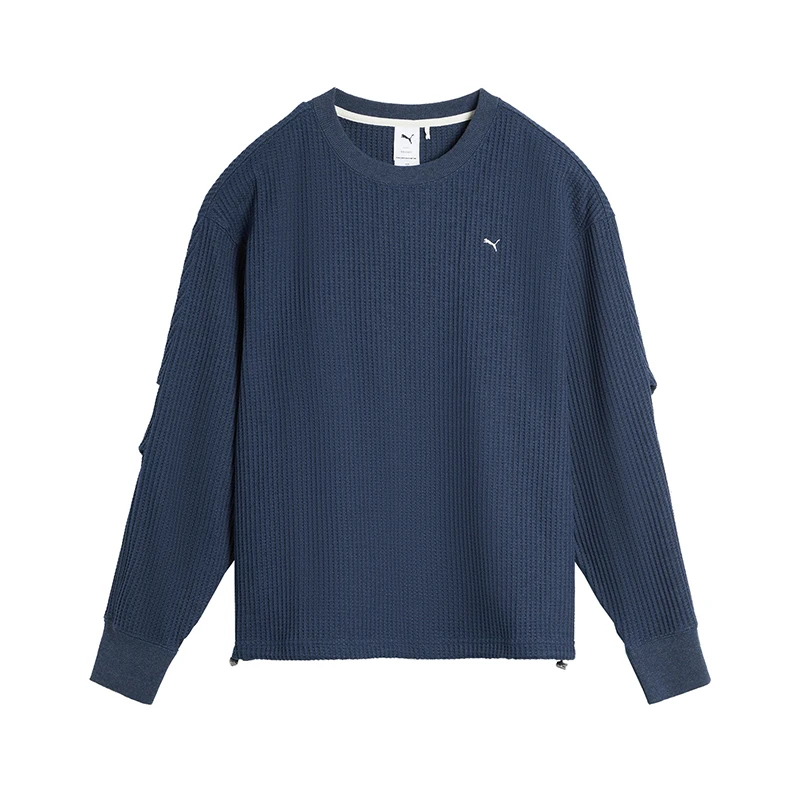 PUMA彪马官方黑标男装女装2024新款NAVY运动服休闲针织卫衣623128