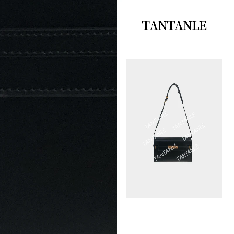 高定单肩腋下斜跨时尚百搭经典高级感黑色轻奢女包