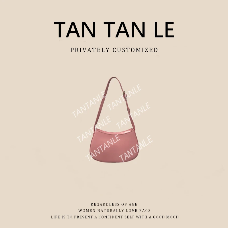 【7913】高定单肩手提时尚百搭便携质感气质女包粉色