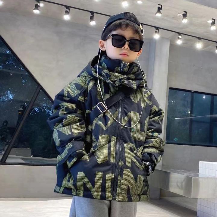 男童冬季棉服2024新款中大童洋气宝宝夹棉外套韩版朝服加厚棉袄潮