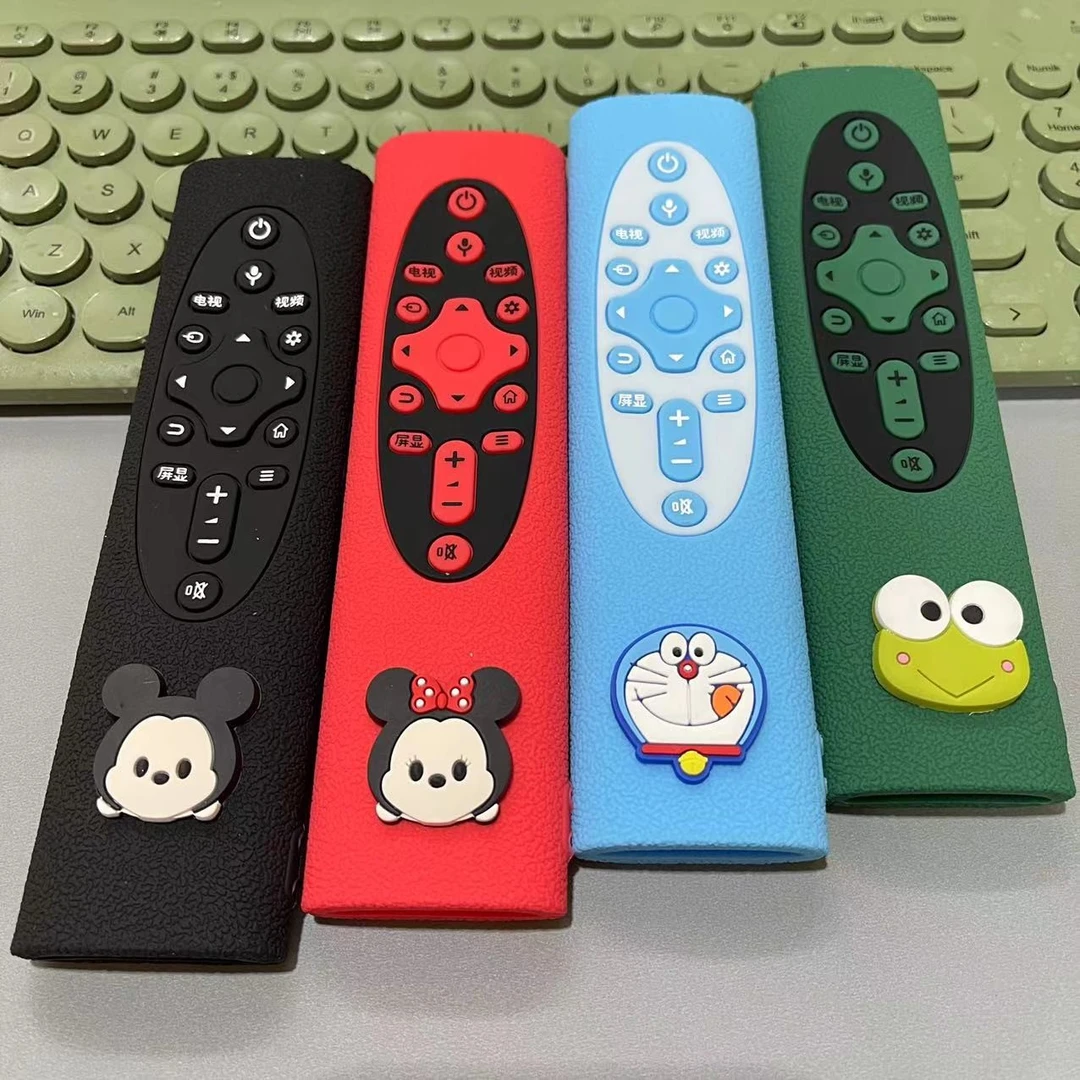 可爱卡通sony索尼65x90j电视遥控保护套TX-700C可爱全包硅胶防摔
