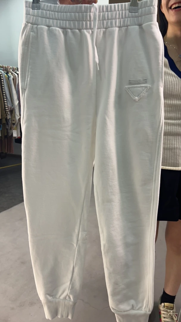 99新 Prada/普拉达 prada 白色卫裤