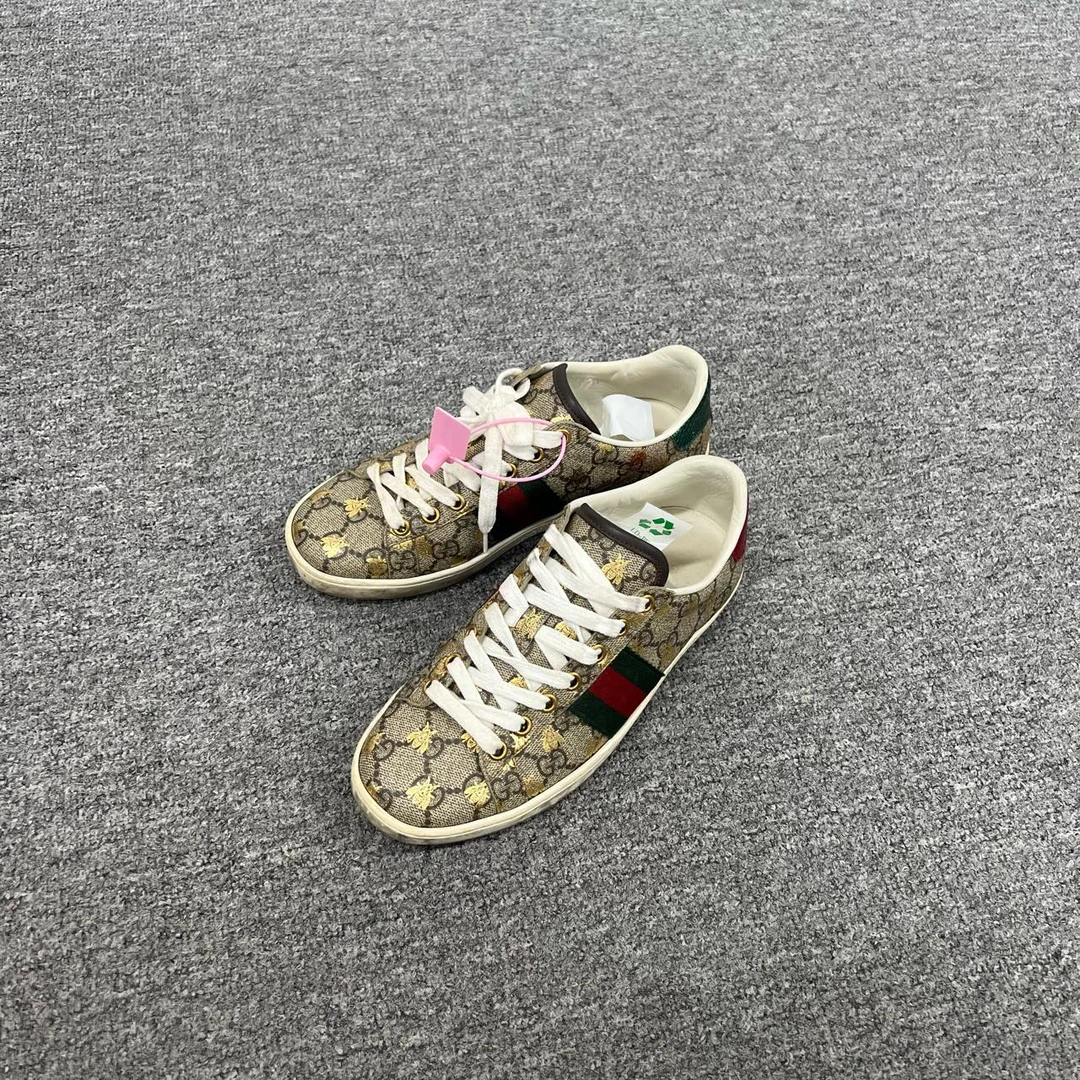 99新 GUCCI/古驰 Gucci 老花休闲鞋35.5码