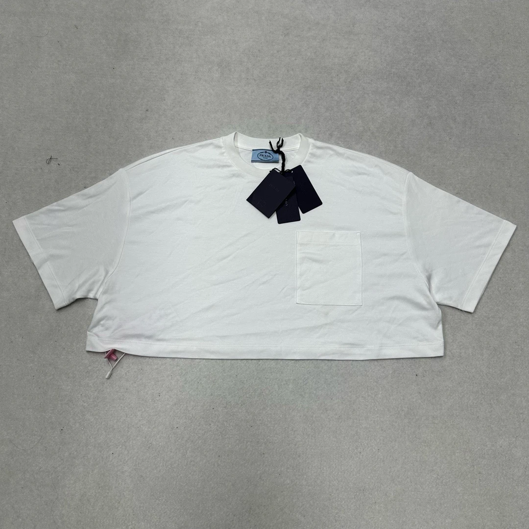 全新未使用 Prada/普拉达 Prada 短款短袖 T恤 全新