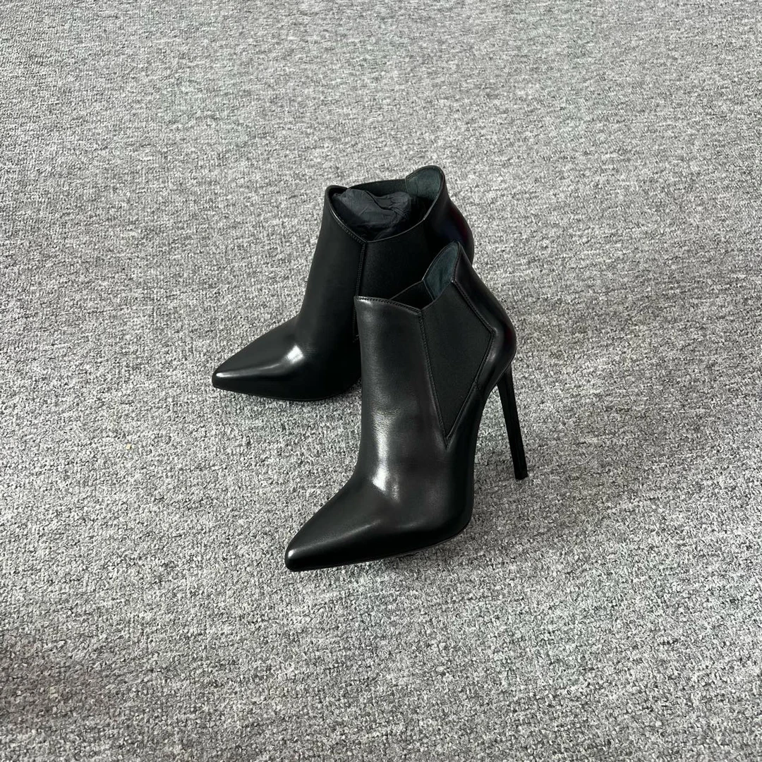 99新 YSL/圣罗兰 ysl圣罗兰高跟靴子 35码