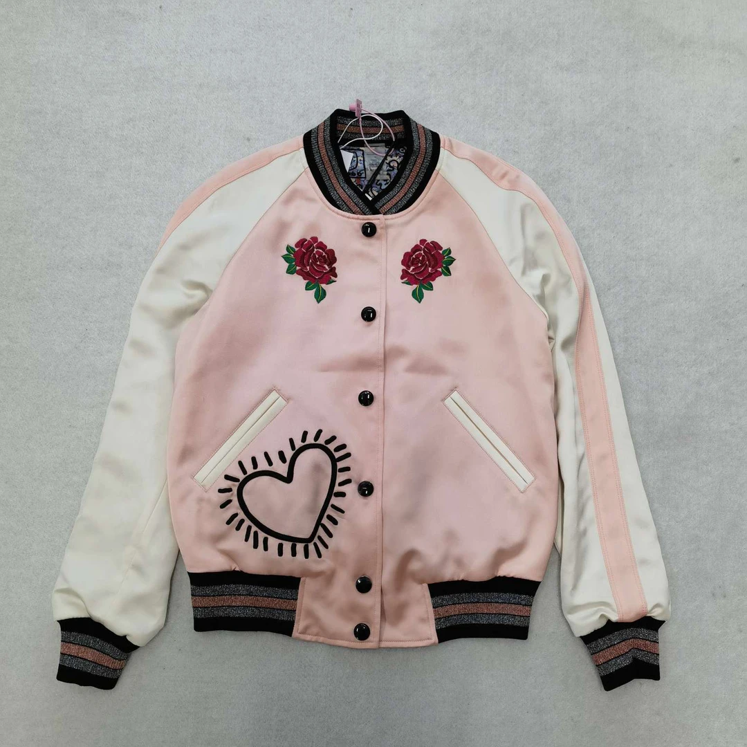 全新未使用  coach 设计师联名刺绣棒球服 全新带吊