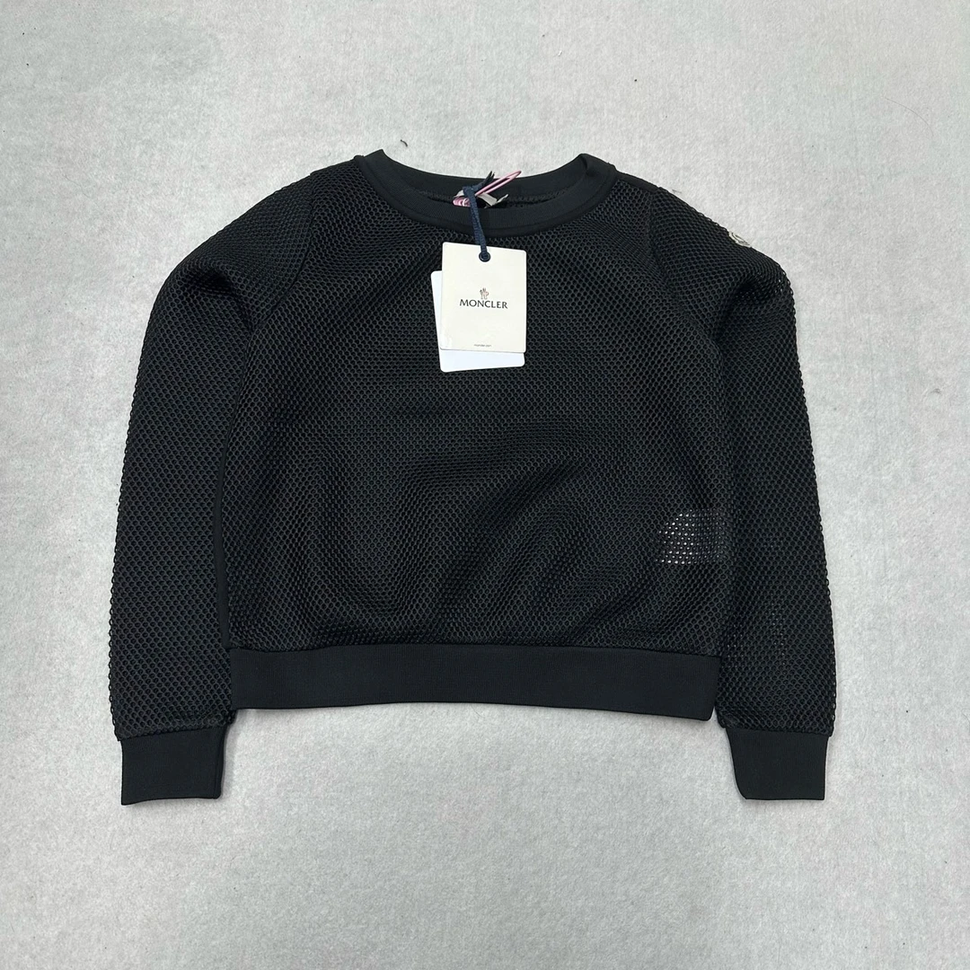 全新未使用 MONCLER 蒙口 网状卫衣 xs码