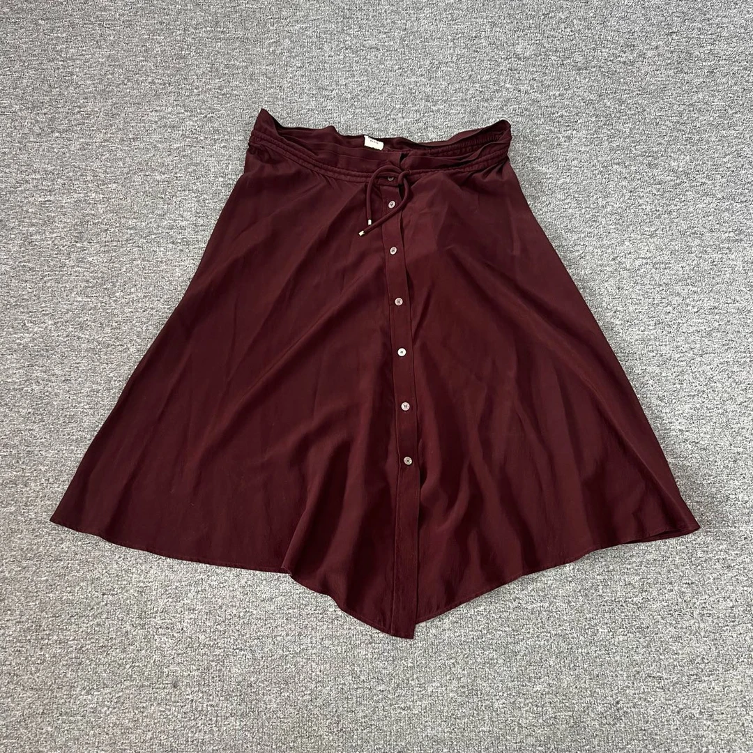 99新 Hermes/爱马仕 hermes 砖红色半身裙