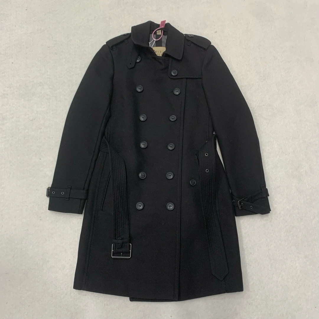 99新 BURBERRY/博柏利 Burberry 羊毛呢大衣 uk4