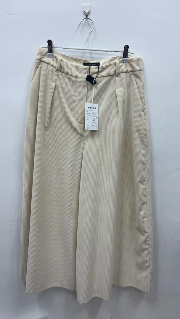 99新 MaxMara maxmara 灯芯绒 阔腿裤