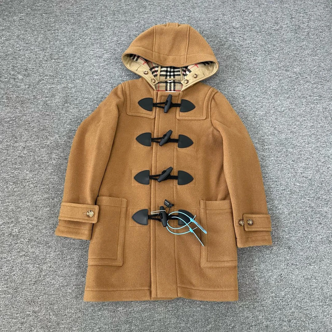 99新 BURBERRY/博柏利 burberry 白标牛角扣大衣 uk4