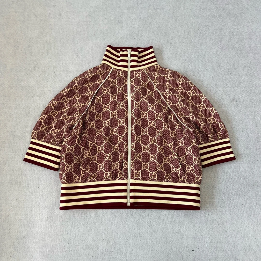 99新 GUCCI/古驰 Gucci 老花 桑蚕丝 外套 M