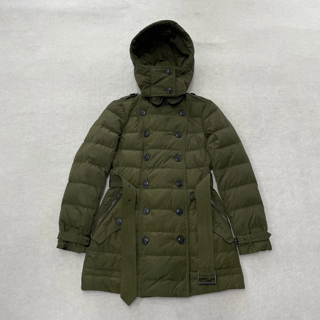 99新 BURBERRY/博柏利 Burberry 中长款羽绒服xs码6463900