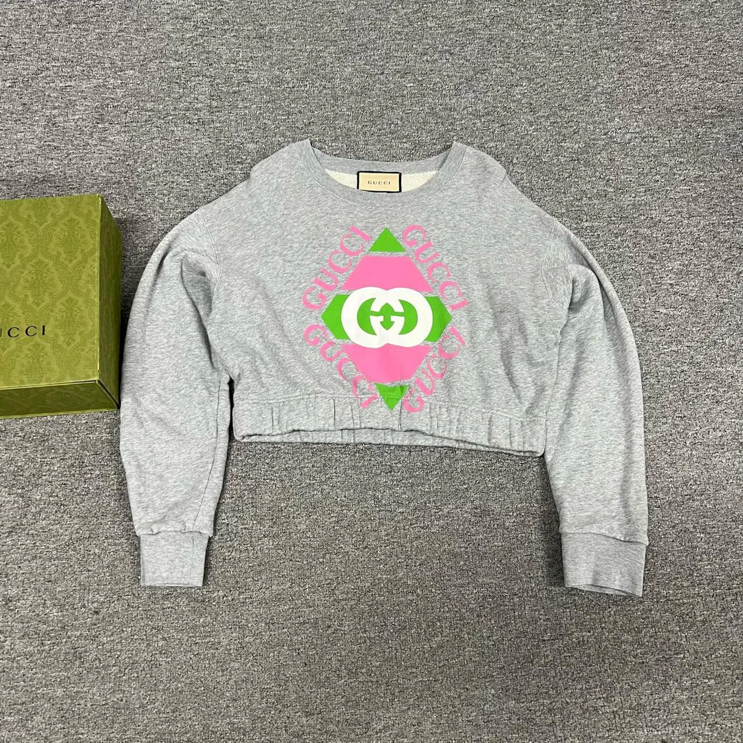 99新 GUCCI/古驰 Gucci 短款卫衣 M