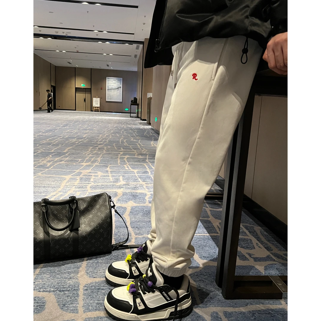 【R字束脚裤】春季运动休闲长裤宽松百搭美式潮流情侣港风ins