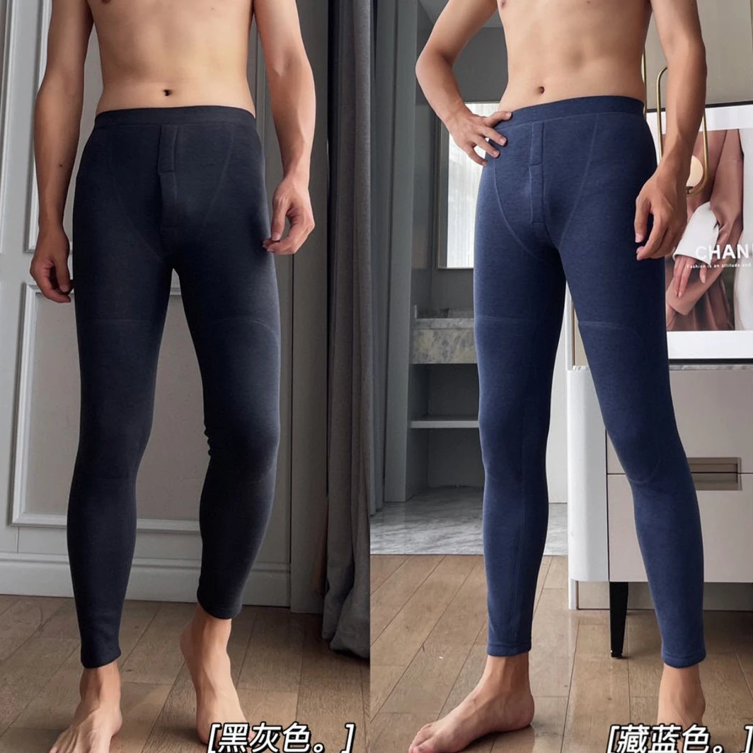 B 门店319！万能穿搭本命~含羽绒护膝/保暖加厚打底裤男 C15574