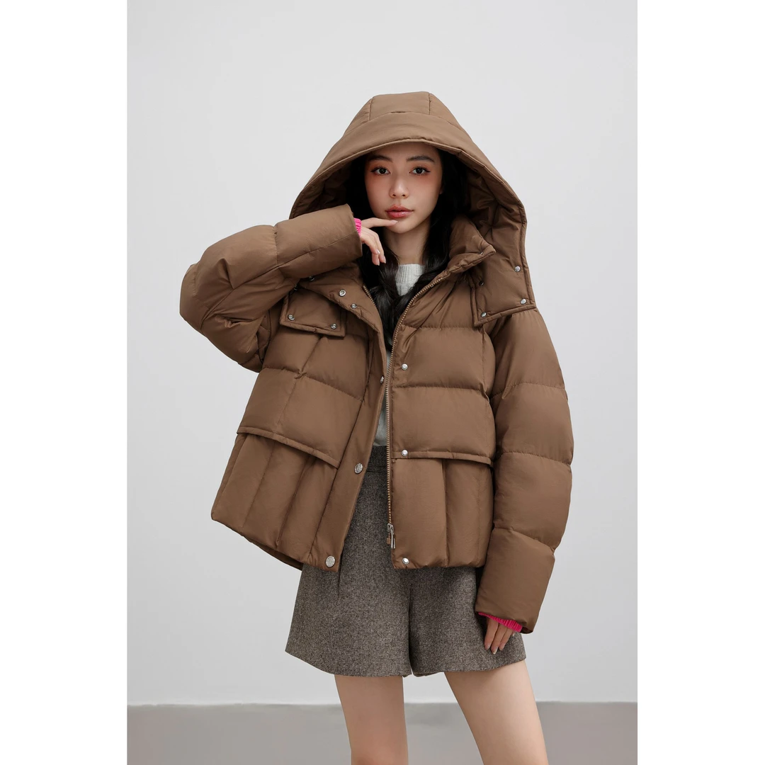 门店10&79！纯元单，pin牌同款/设计款90鸭绒抗寒保暖羽绒服 M13246