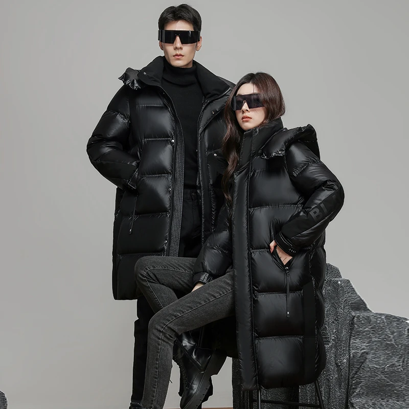 门店27&8/9！男/女款，奢暖三防面料~90鸭绒蓬松中长款羽绒服M13618