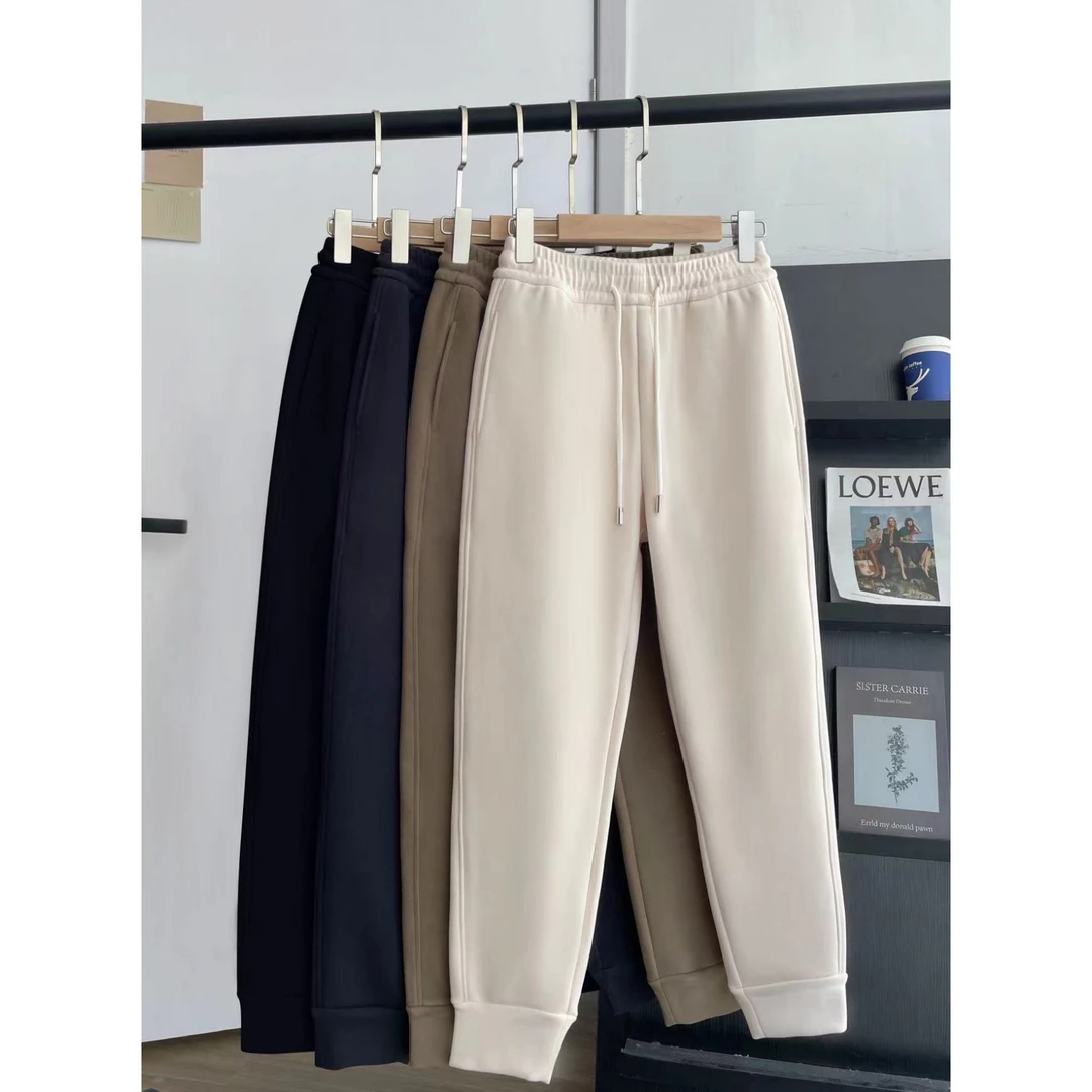 门店4&79！好版型，显瘦不臃肿/内里冲锋绒亲肤防风休闲裤 C19005