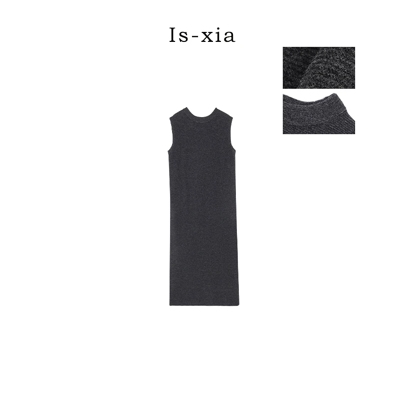 【谷波连衣裙】修改半年！反针工艺无袖百搭时髦连衣裙