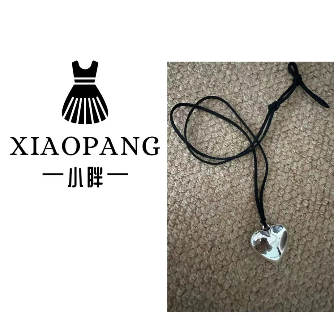 钛钢项链 【小胖】小胖推荐简约纯色爱心项链