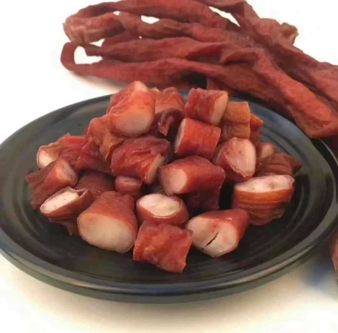 腊小肠邵阳特产柴火烟熏手工自制农家腊猪小肠嚼劲十足口感好