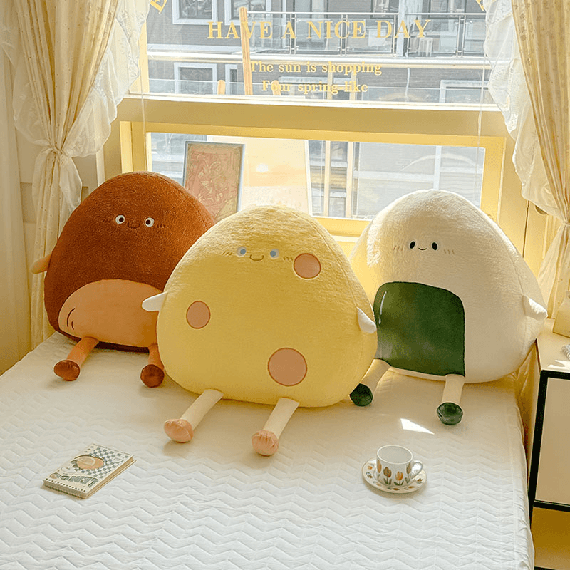 饭团床头靠躺床上靠垫宿舍学生单人抱枕靠背睡觉抱枕