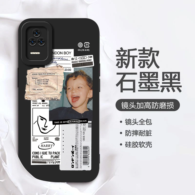 哇哦男孩红米K50PRO手机壳男女新款情侣防摔个性小众全包套趣味潮