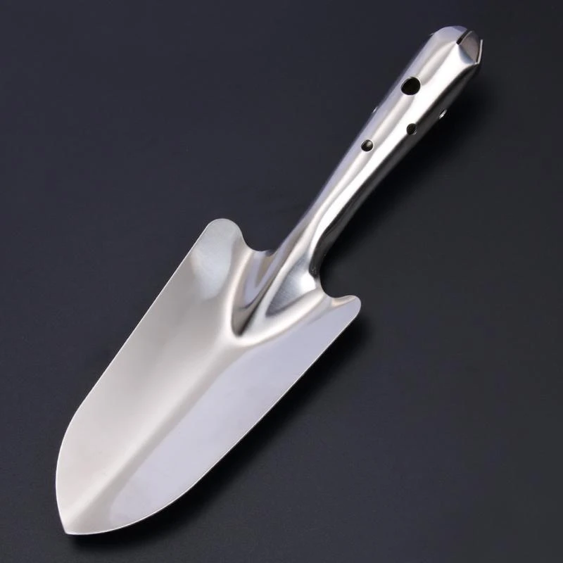 园艺坚固耐用合金园林工具不锈钢小铲子花铲小铁锹铁铲养花多肉种