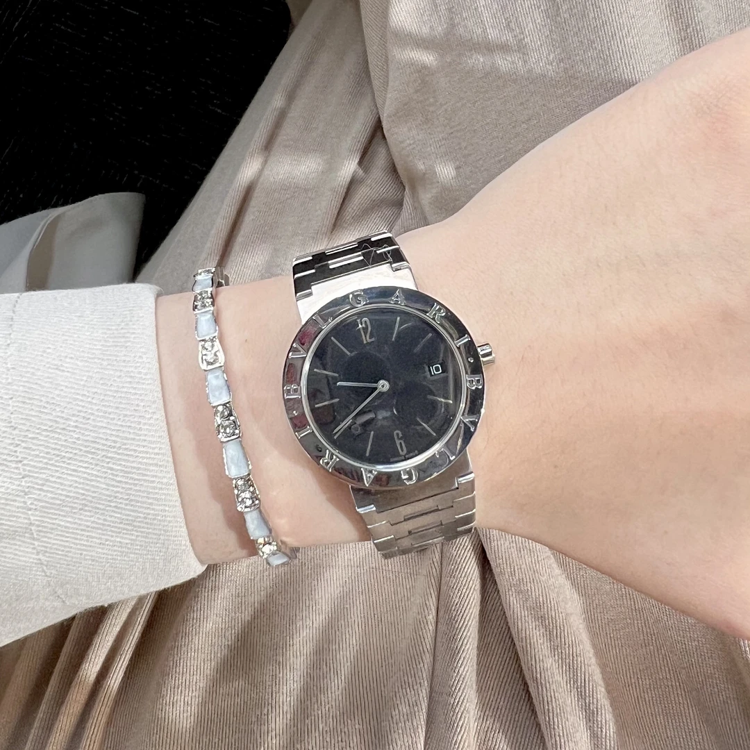 95新 BVLGARI/宝格丽 Solo Tempo/全原/表径30/石英/BG010