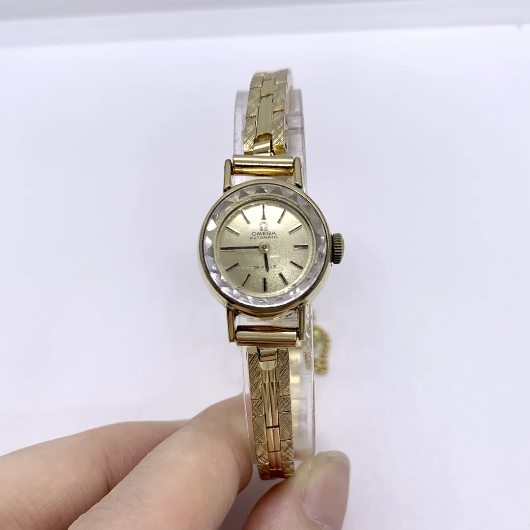 95新 Omega/欧米茄 中古手表/自动机械/万花筒/表径18/B022