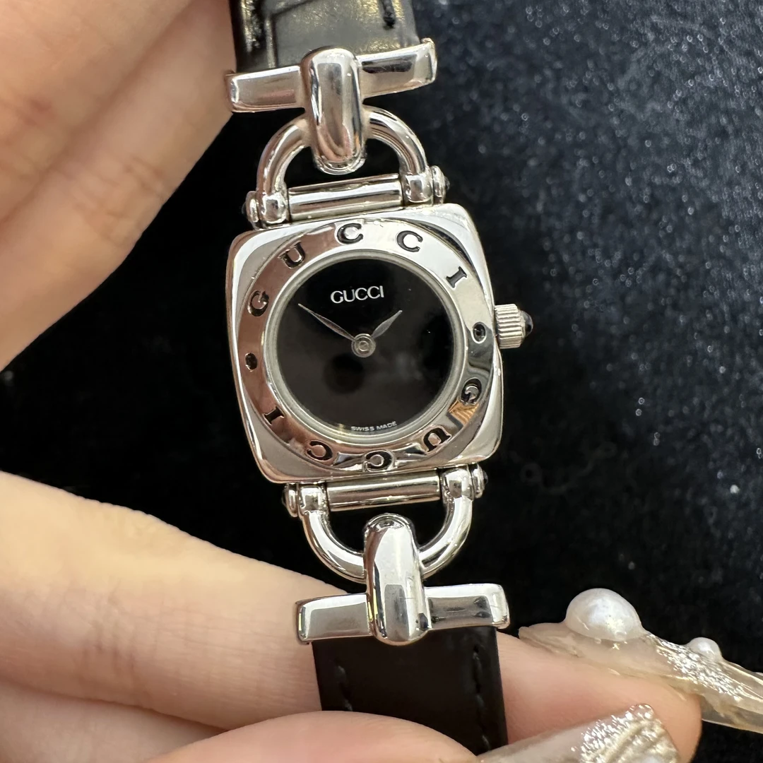 95新 GUCCI/古驰 vintage中古手表/石英表/表径23