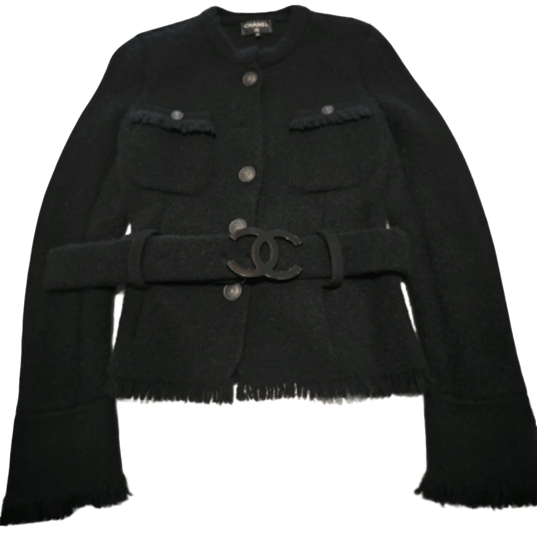 Caq0047/香奈儿/Chanel/羊绒外套/公价60000/99新/尺码34