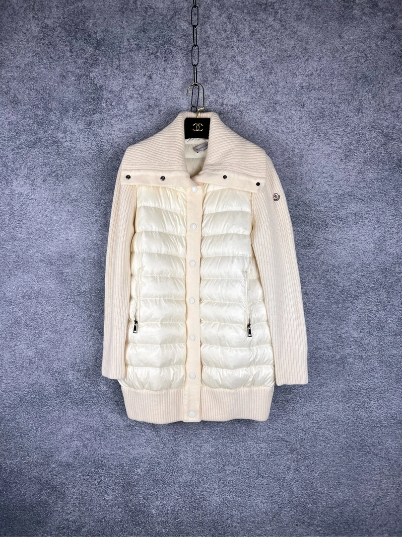 Tsan0060/盟可睐/Moncler/白色拼接羽绒服/公价8000/99新/尺码M