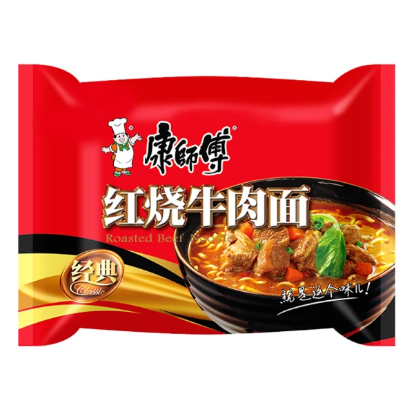 康师傅 经典红烧牛肉面单袋 103g/袋
