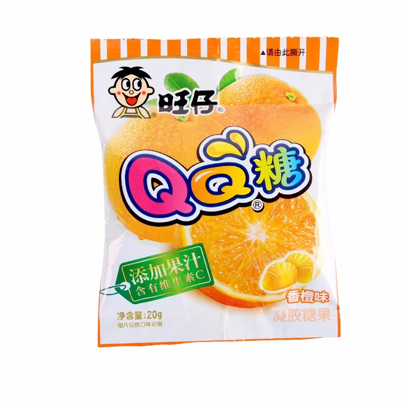 25g旺仔10005QQ糖(桔子)巧克力零食