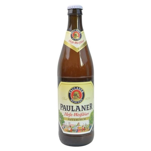 柏龙Paulaner 进口保拉纳小麦白啤酒 500ml/瓶