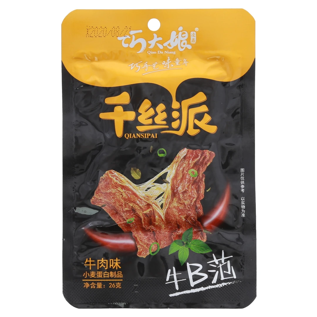 巧大娘千丝派牛肉味 26g豆干零食豆干同城送