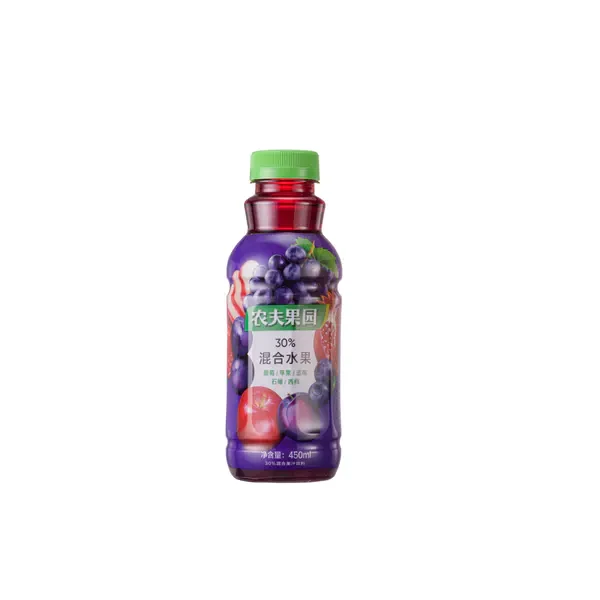 农夫果园-30%葡萄苹果蓝莓-450ml夏日必备饮品