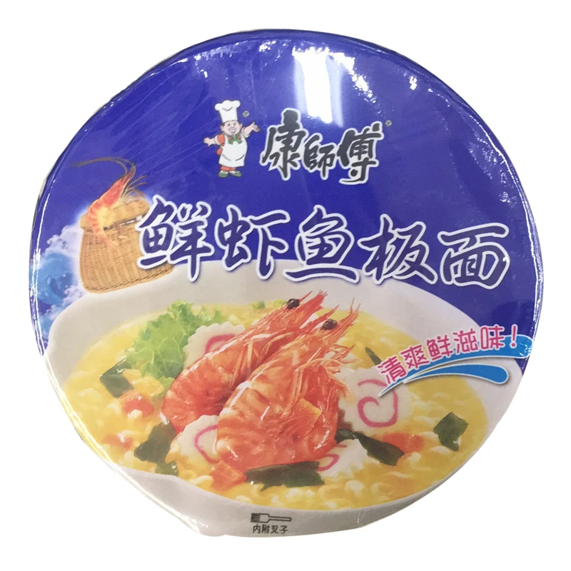 康师傅桶面鲜虾鱼板101g(101g*1桶)