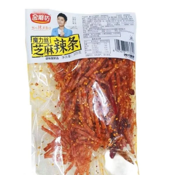 金磨坊 芝麻辣条丝 105g/袋解馋零食