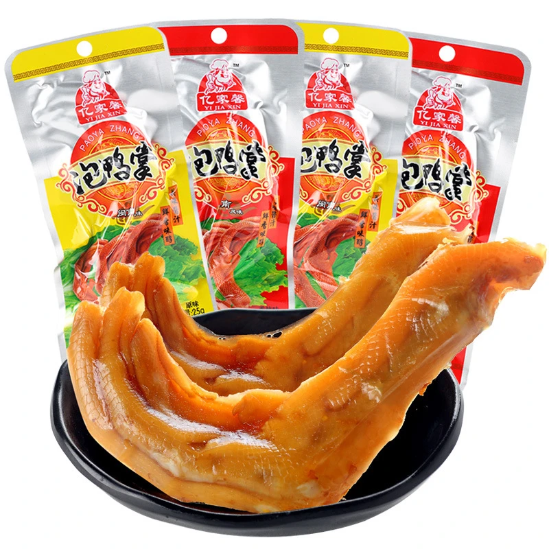 亿家馨泡鸭掌原味 香辣味 100g(25g*4包)