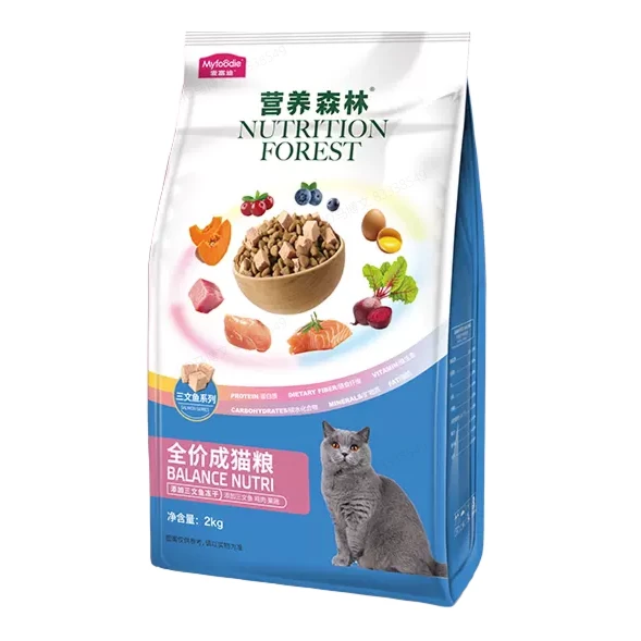 麦富迪 营养森林三文鱼全价成猫粮2kg/袋 宠物食品 猫咪主粮 猫咪食品 猫粮