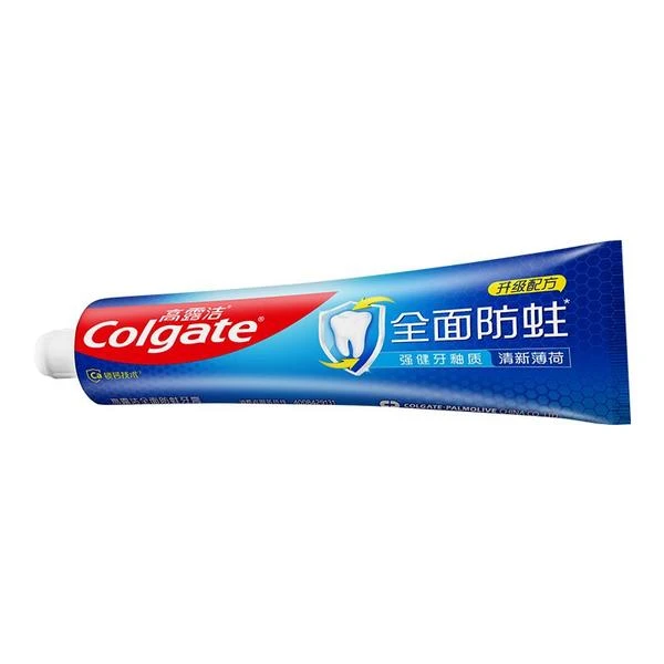 高露洁 全面防蛀清新薄荷牙膏 140g/支