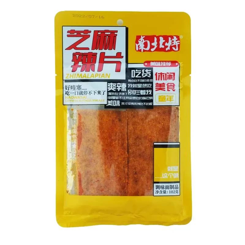 NBT/南北特芝麻辣片102g解馋零食