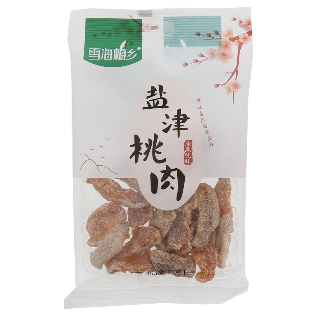 雪海梅乡盐津桃肉原果纯味 75g